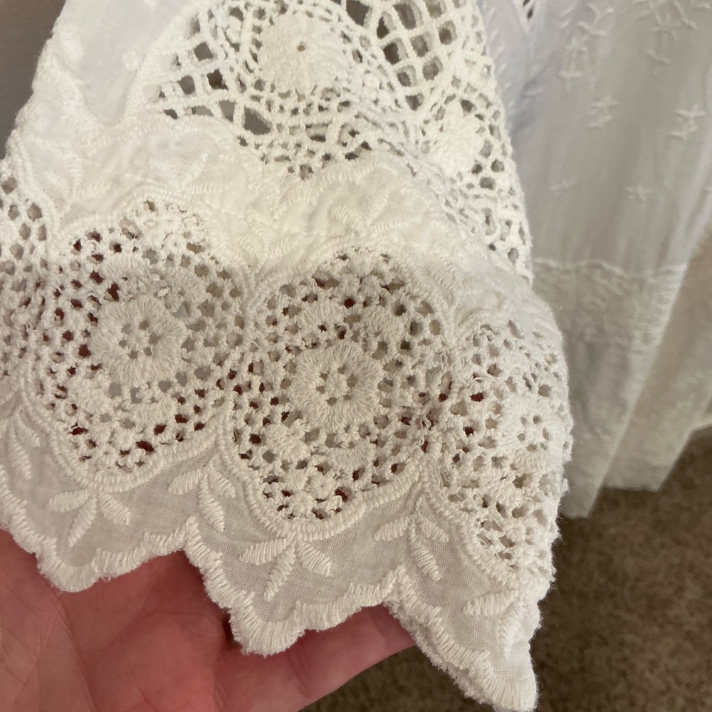 Ulla Johnson White Lace 100% cotton dress - Picture 5 of 9